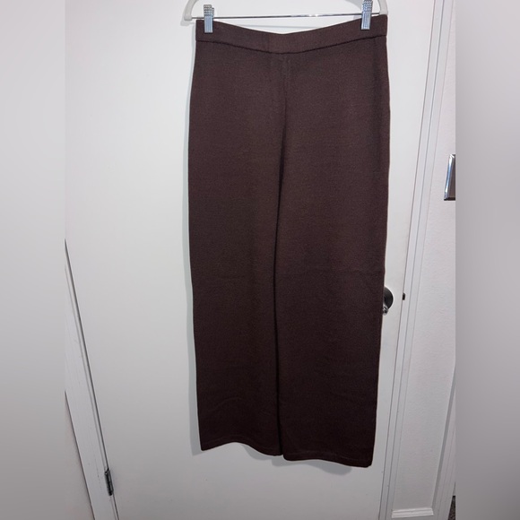 St. John Collection Womens Size 10 Brown Rayon Santana Knit Pull On Pants Casual - Picture 3 of 6